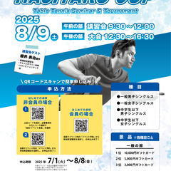 はじめての卓球CUP講習会＆大会　HAJITKU CUP