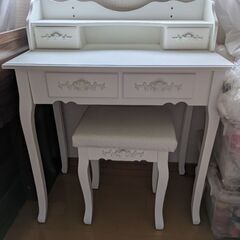 ドレッサー 化粧台 姫系 椅子付