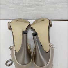 グレースコンチネンタル　パンプス ベージュ 23.5cm　250718-13Yの画像