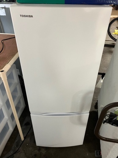 O 2507-486 TOSHIBA  東芝ノンフロン冷凍冷蔵庫 GR-W15BZ1 動作確認済み 全定格内容積153L 2024年製  キズ 汚れあり