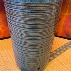 傘立て　陶器製　和風モダン　おしゃれの画像