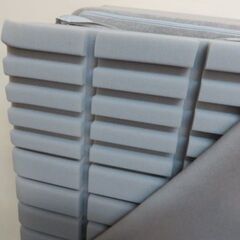 ※取引中/売約済***********　未使用/新品　訳あり特価　耐圧分散　アウトレット　 マットレス シングル 厚10cm 高反発 密度25D 硬さ190N 三つ折り 敷布団 洗える パイルの画像