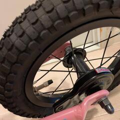 室内保管の美品✨あさひ Log Kicker（ログキッカー）12インチ ピンク｜ペダル無し自転車、バランスバイクの画像