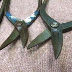 中古品 金切り鋏 板金鋏 波板切鋏 つかみ箸 合計5点セット 大工道具 ハンドツール 札幌市 新道東店の画像