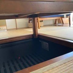 こたつテーブル　長方形の画像