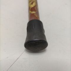 杖 ステッキ 軽量　 茶色　 折りたたみ 伸縮　高さ調整　250718-15Yの画像