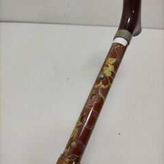 杖 ステッキ 軽量　 茶色　 折りたたみ 伸縮　高さ調整　250718-15Yの画像