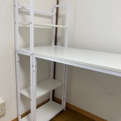 パソコンデスク 左右入替可の画像