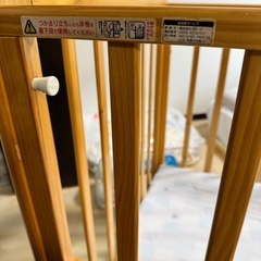 カトージ レギュラーサイズ ベビーベッド 京都西川マットレス用品付き　の画像