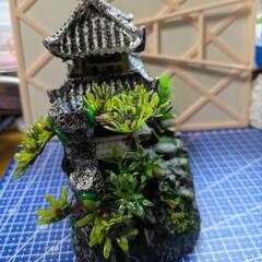 水槽レイアウト　城の画像