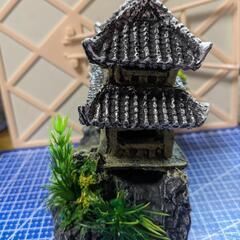 水槽レイアウト　城の画像