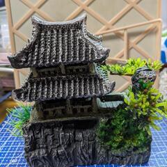 水槽レイアウト　城の画像
