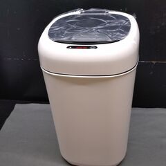 【リサイクルストアスターズ吉野店】【新品】触れずに開閉おりこうさん！オーム電機 ゴミ箱 電子ペール ９Lの画像