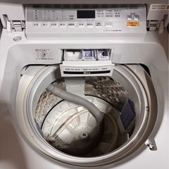 2018年製パナソニック洗濯機 & 2019年製シャープ冷蔵庫セット  🧺📦ホワイトで揃えた明るく清潔感のある2点セット 🚚【配達可能・保証付き】 の画像