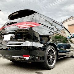 トヨタ エスティマ アエラス 両側パワスライド 人気の黒色 格安車です！の画像
