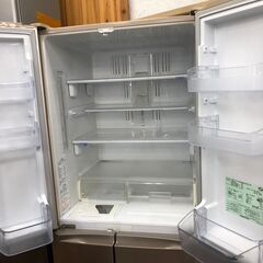 リサイクルショップどりーむ鹿大前店】No2346　ミツビシ　6ドア冷蔵庫　2010年製　445L　自動製氷機能付き　の画像