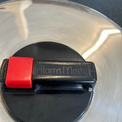 T2507-204 Alarm Master 両手深型鍋 ステンレス キズ汚れ有りの画像