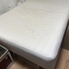 【無料】無印良品　足つきマットレス　セミダブルの画像