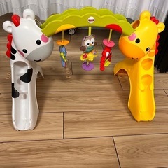 多機能ベビージム 動物モチーフ 音楽付き 幼児用知育プレイジム の画像
