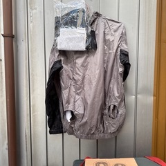 新品】Vinmori ファン付き 空調ウェア 3段階調整 グレー　空調作業服　匿名配送3L  空調作業服とファンのセットの画像