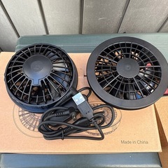新品】Vinmori ファン付き 空調ウェア 3段階調整 グレー　空調作業服　匿名配送3L  空調作業服とファンのセットの画像