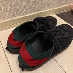 GUCCI 靴 メンズ 27cm スニーカー スリッポンの画像