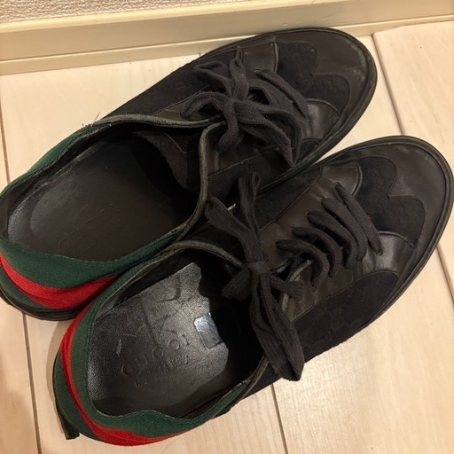 GUCCI 靴 メンズ 27cm スニーカー スリッポン