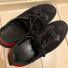 GUCCI 靴 メンズ 27cm スニーカー スリッポンの画像