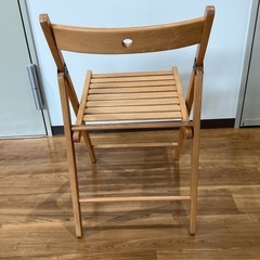 折りたたみイス【町田市再生家具】0718 Bの画像