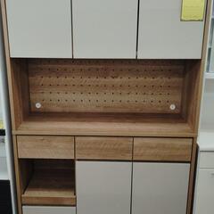 【ジャングルジャングル守口店】【ジモティー割あり】食器棚 茶
