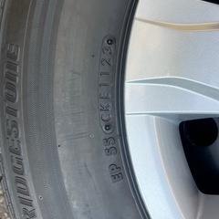 トヨタハイエース　純正タイヤ　ホイール　4本セット 新車外しの画像