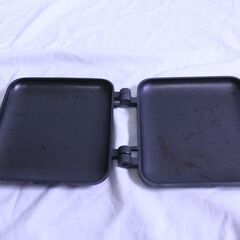ホットサンドメーカー　アルミ製　中古の画像