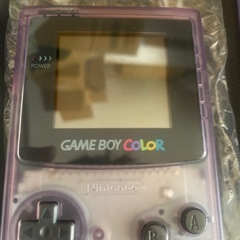 Nintendo ゲームボーイカラー CGB-001 クリアパープルの画像