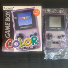 Nintendo ゲームボーイカラー CGB-001 クリアパープルの画像