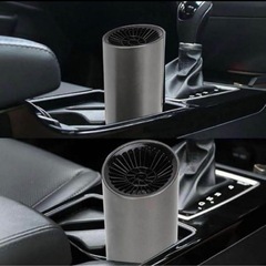車用温風送風機 高速加熱180°回転 サーキュレーター 車の画像