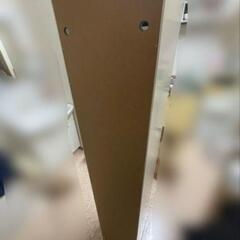  ホワイト 収納 キャビネット ガラス ケースの画像