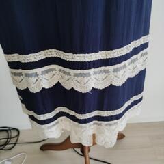 favorite ネイビーのレースのワンピースの画像