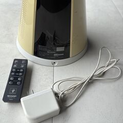 ８月２９日まで掲載　中古品　プラズマクラスタースリムイオンファン　シャープ製　タワー型エアレーション　タワー型扇風機の画像