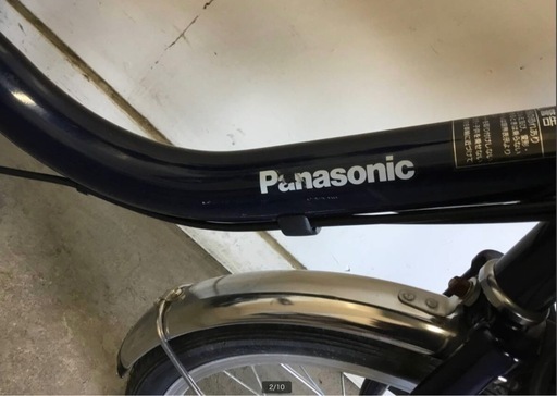 h-2△ q 岐阜発/パナソニック/電動アシスト三輪自転車/スイングあり/3段変速/バッテリー12Ah/充電器なし/走行確認/現状品/ R7.6/18 △