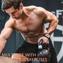 Fitarc ウェイトリフティング用リフティングストラップ　筋トレ　トレーニングの画像