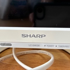 シャープ　24型　テレビ　ジャンク
の画像