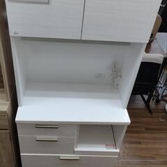 【ジャングルジャングル守口店】食器棚 白