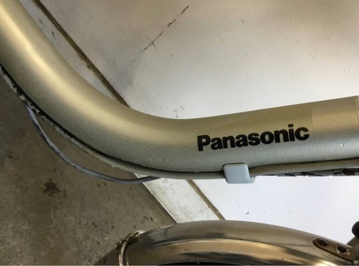 △ q 岐阜発/パナソニック/電動アシスト三輪自転車/スイングなし/3段変速/バッテリー6.6Ah/充電器なし/走行確認/現状品/ R7.6/18 △