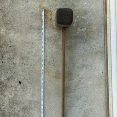 掛矢 木製 杭打ち 全長90cm 木槌 カケヤの画像