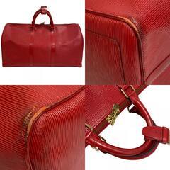 ルイヴィトン LOUIS VUITTON ボストンバッグ エピ キーポル50 旅行バッグ ハンドバッグ M42967 レッドの画像