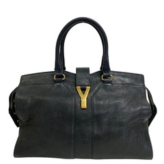 イヴサンローラン YVES SAINT LAURENT トートバッグ カバス シック ハンドバッグ ショルダーバッグ ブラックの画像