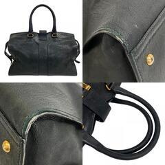 イヴサンローラン YVES SAINT LAURENT トートバッグ カバス シック ハンドバッグ ショルダーバッグ ブラックの画像
