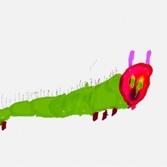 iPadで絵本を描きましょう親子教室の画像