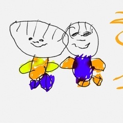 iPadで絵本を描きましょう親子教室の画像