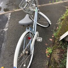 リサイクルショップどりーむ鹿大前店　No.299　自転車　シティサイクル　27インチ　エコチャリ番号21793Aの画像